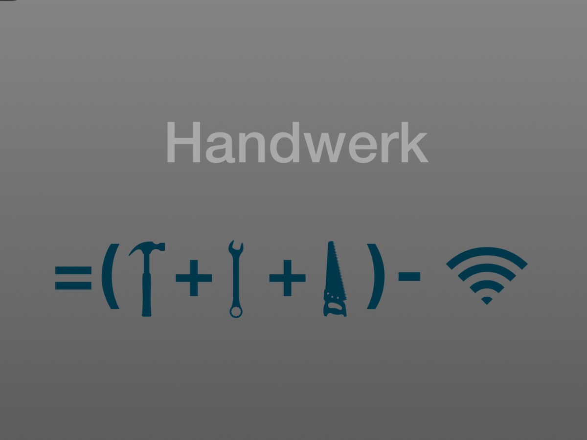 61) Handwerk Analog