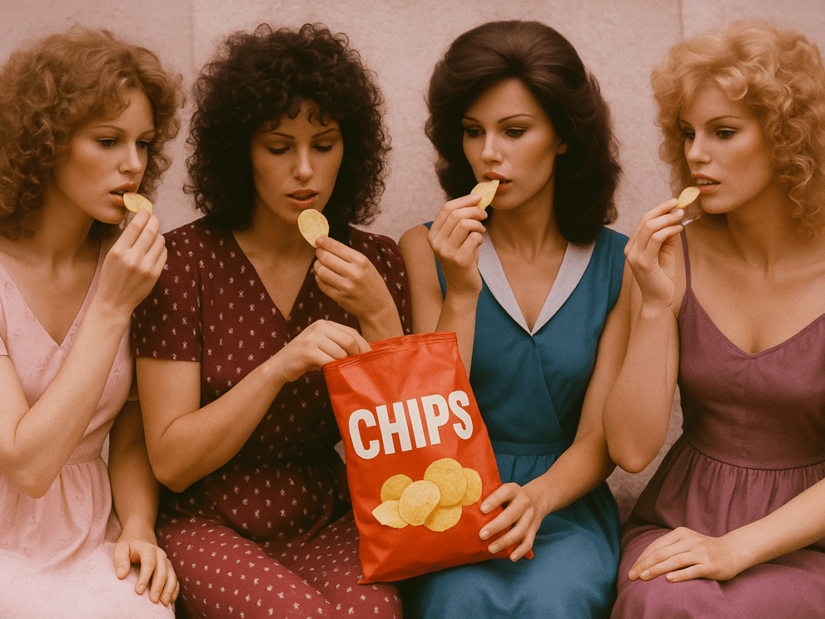 676) Skandal: Modells fressen&nbsp;Chips!