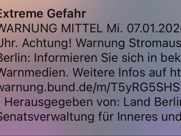 88) Stromausfall-ismus